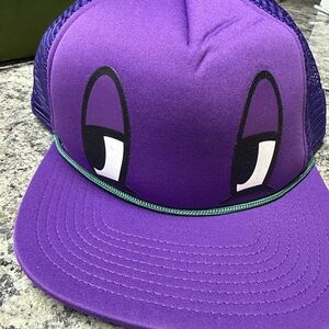 Neff Purple and Green Trucker Hat